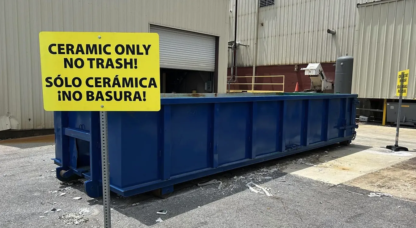 Ceramic recycling demonstrates commitment to sustainability