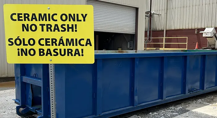 Repurposing ceramic shell waste for the future